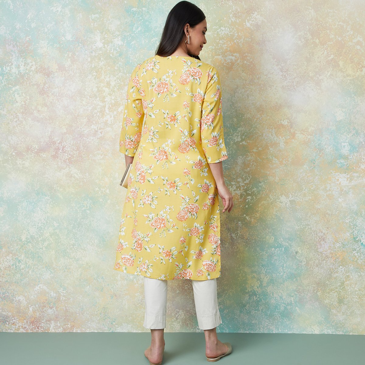 Anaya Floral Straight Kurta