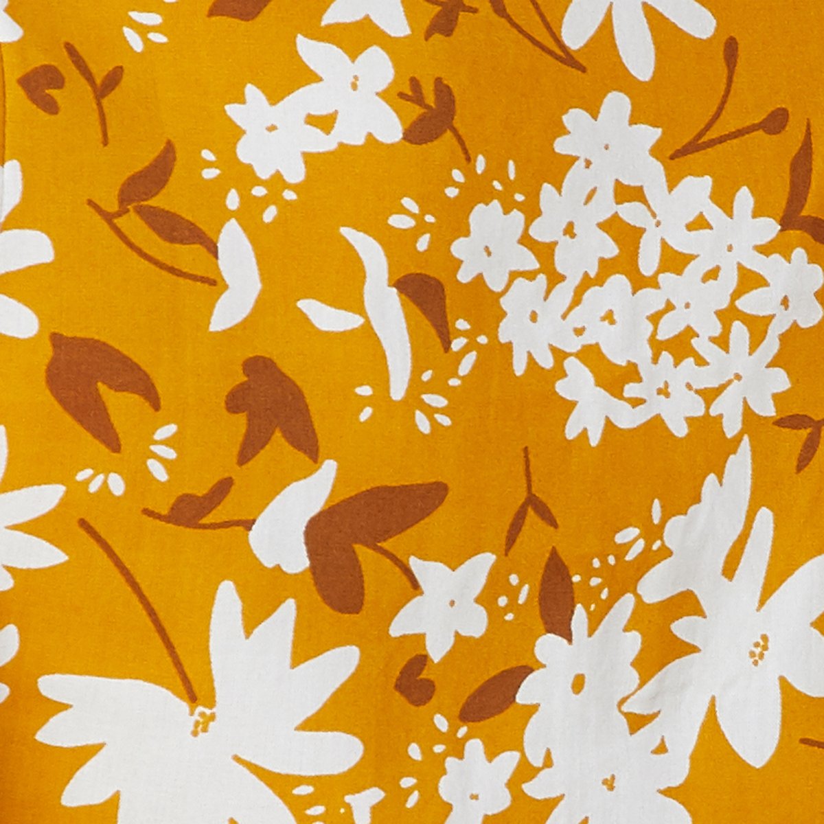 Ziya Yellow Floral Rayon Kurta