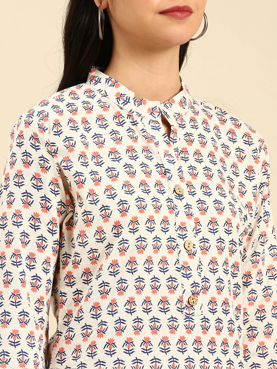 Anvi Printed Straight Kurta