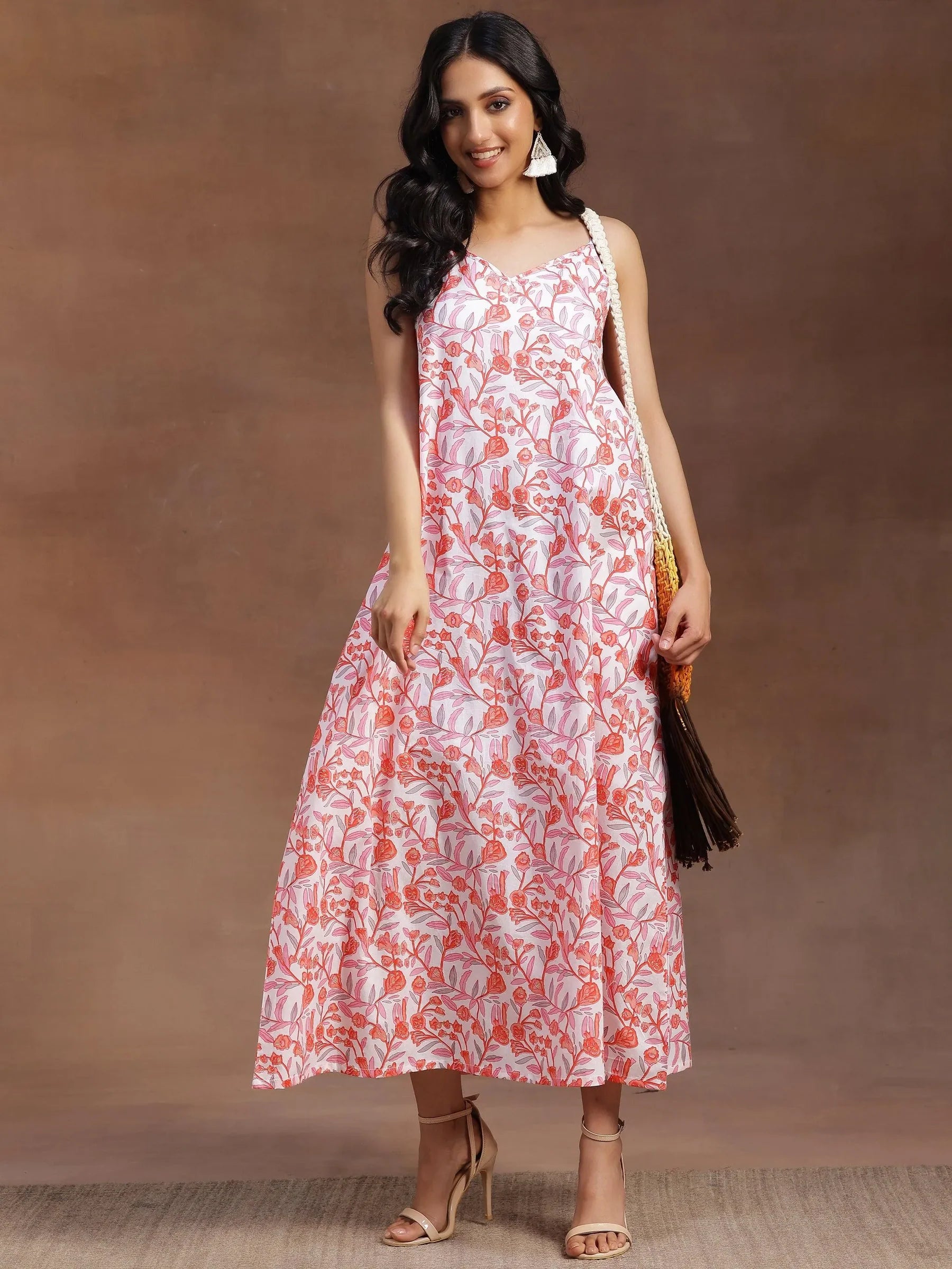 Ivory Bloom Cotton Dresss