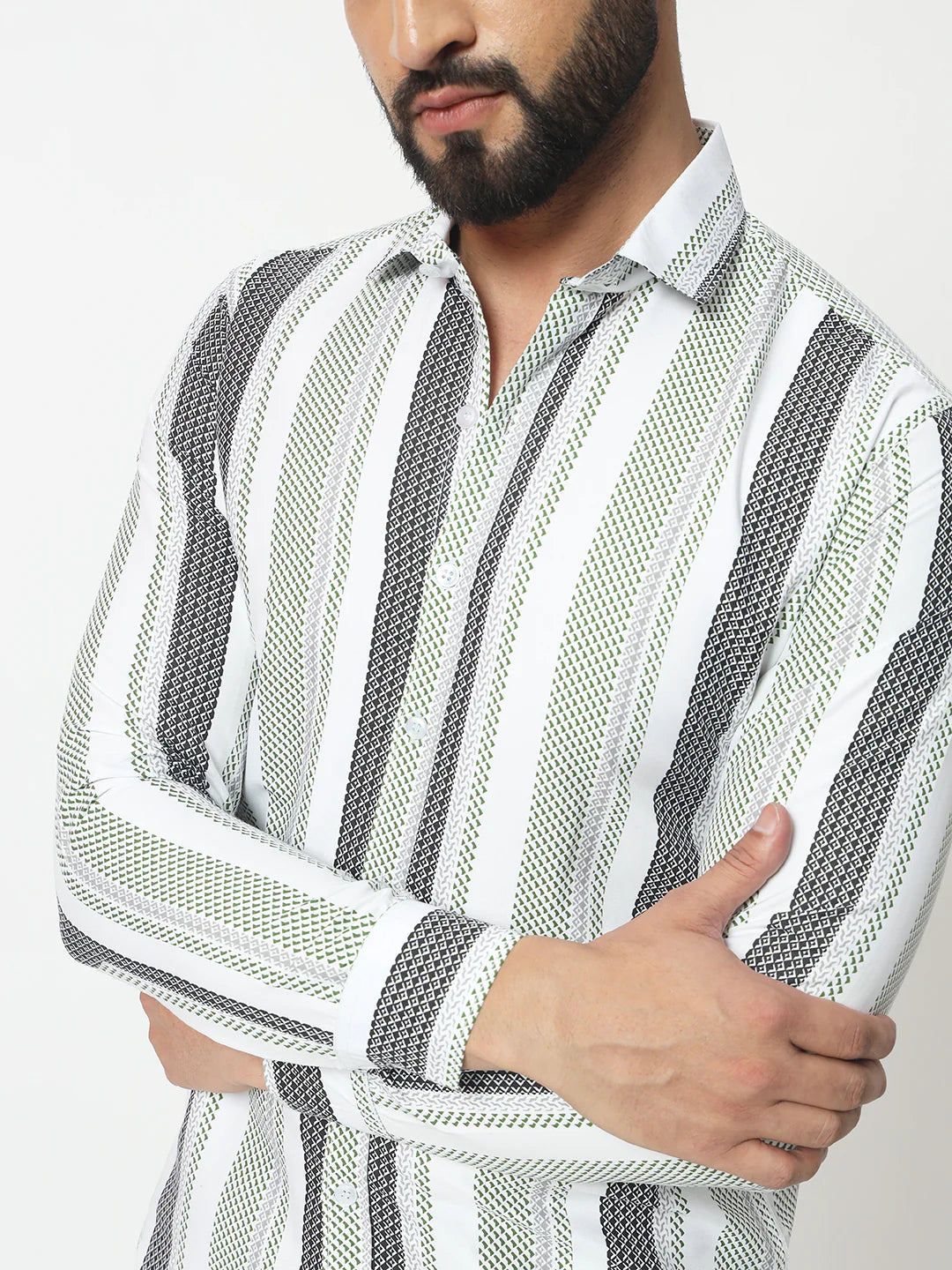Green Trail Printed Shirt