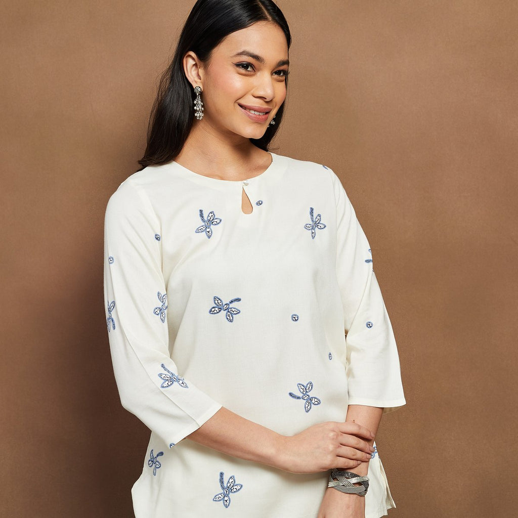 Meera Printed Straight Kurti