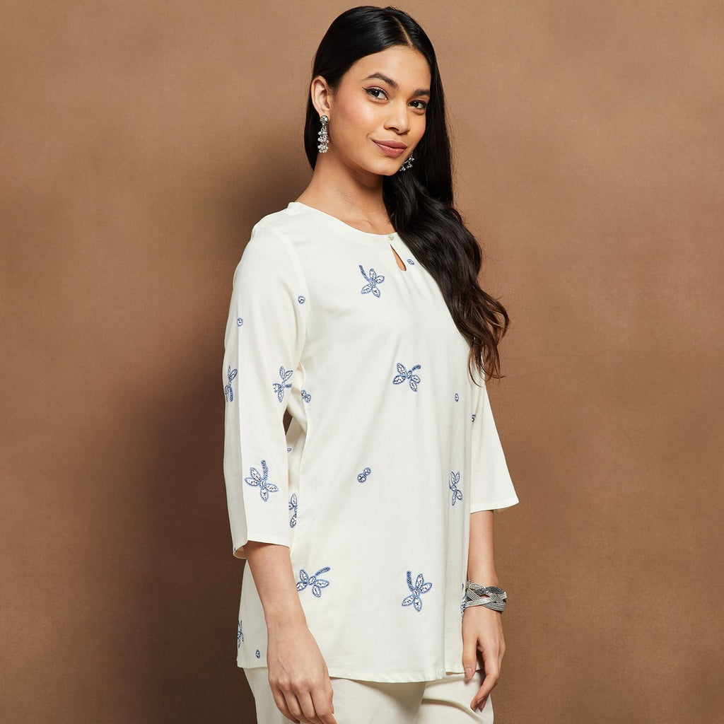 Meera Printed Straight Kurti