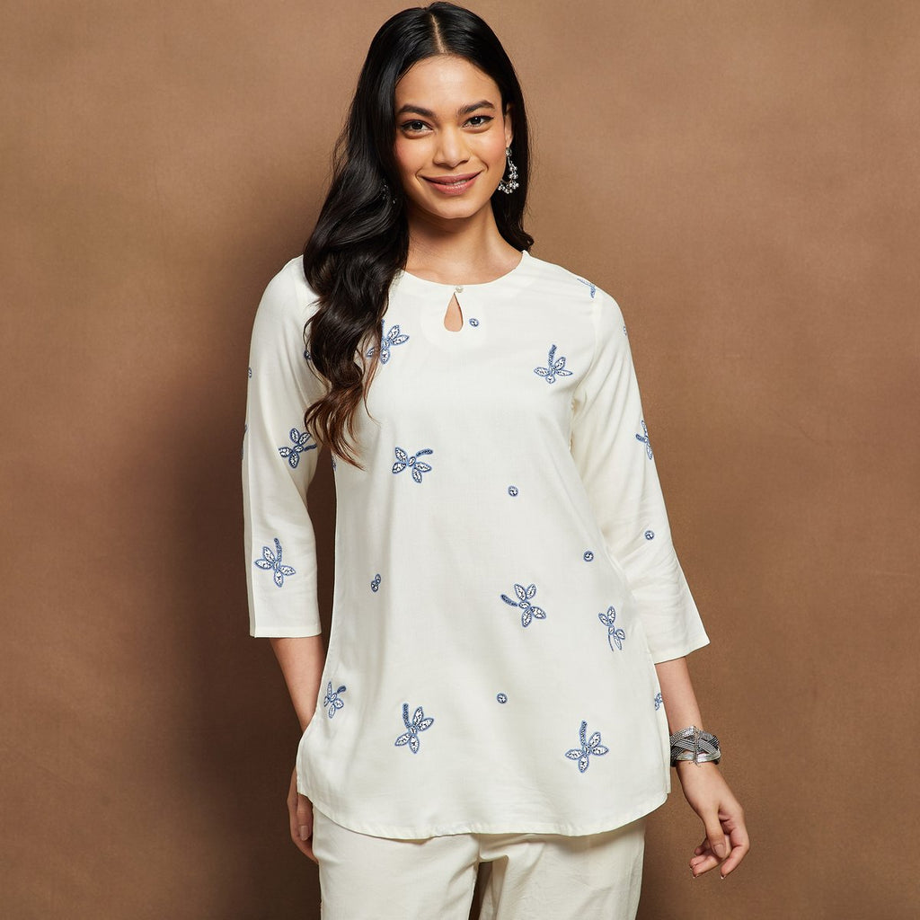 Meera Printed Straight Kurti