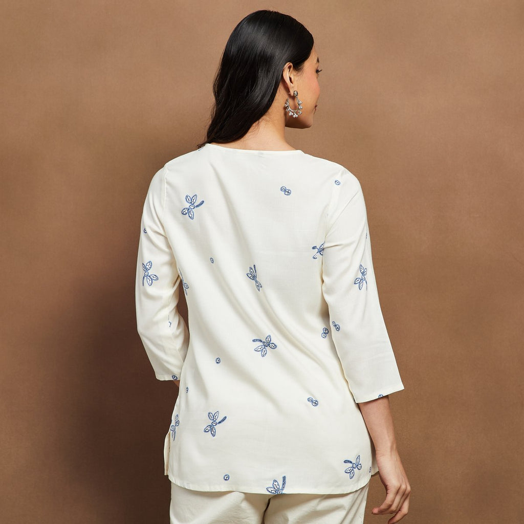 Meera Printed Straight Kurti