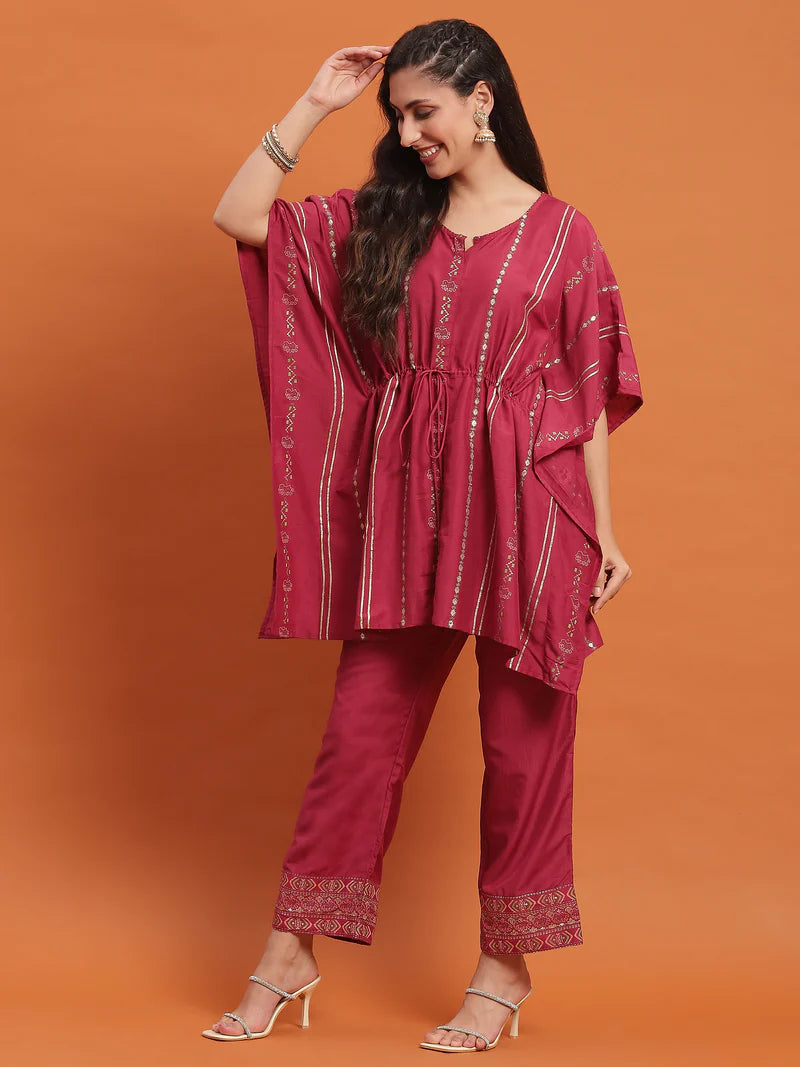 Raima Pink Printed Co-ord Set
