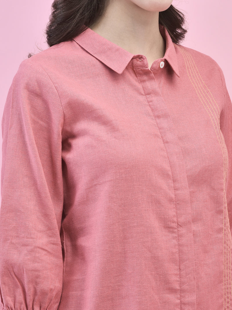 Tvara Coral Cotton Co-ord Set