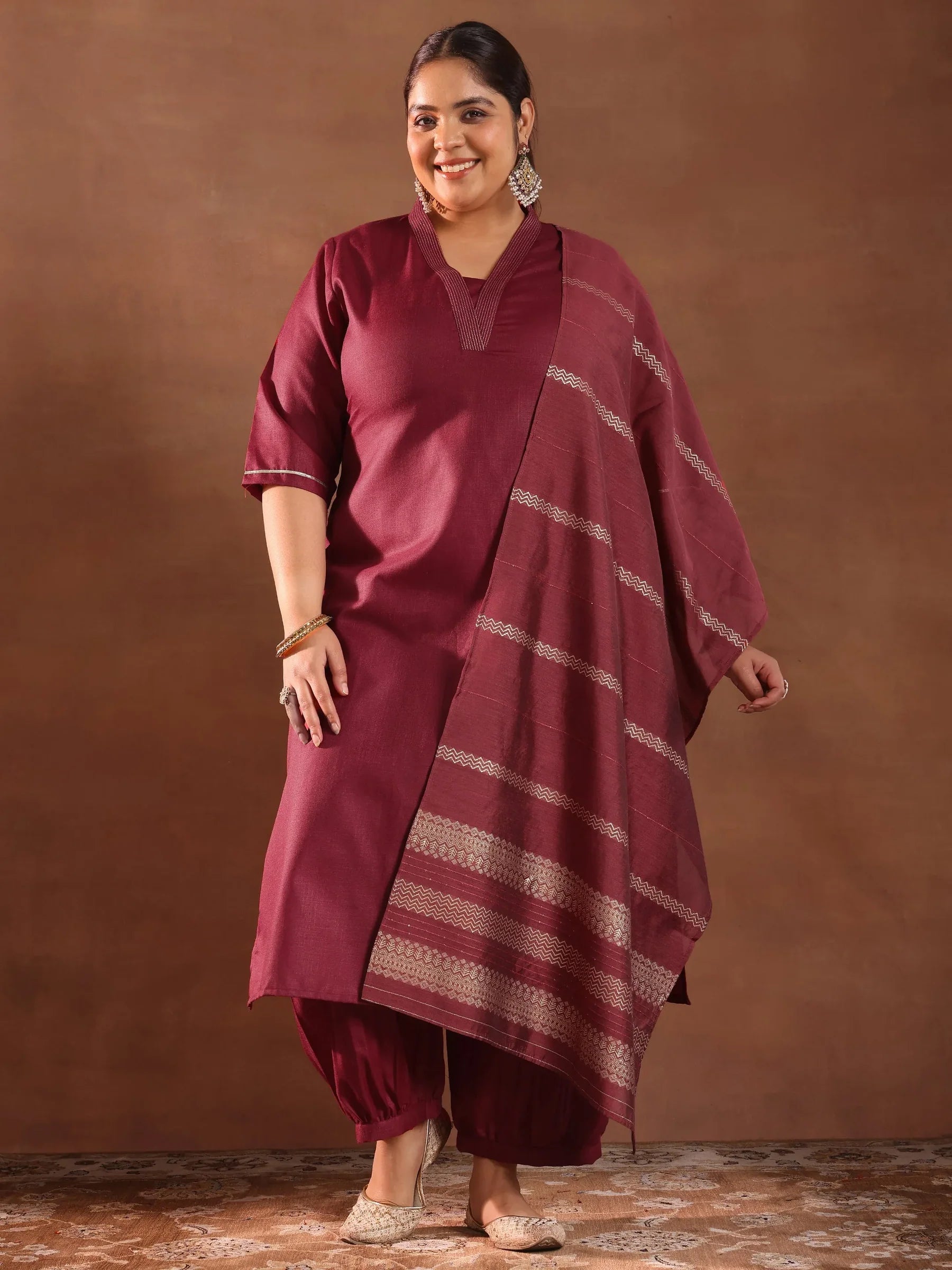 Crimson Grace Cotton Suit Set