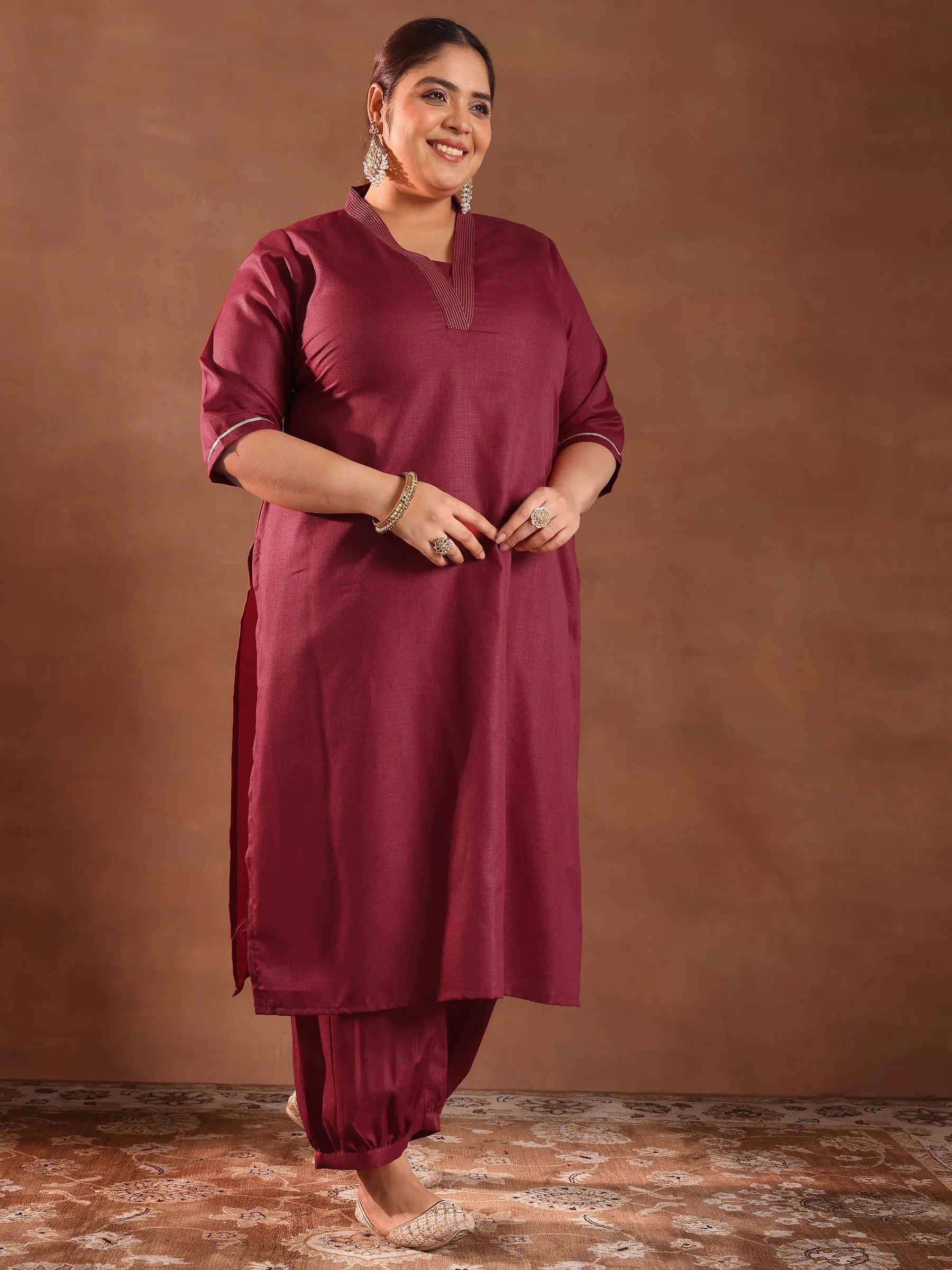 Crimson Grace Cotton Suit Set