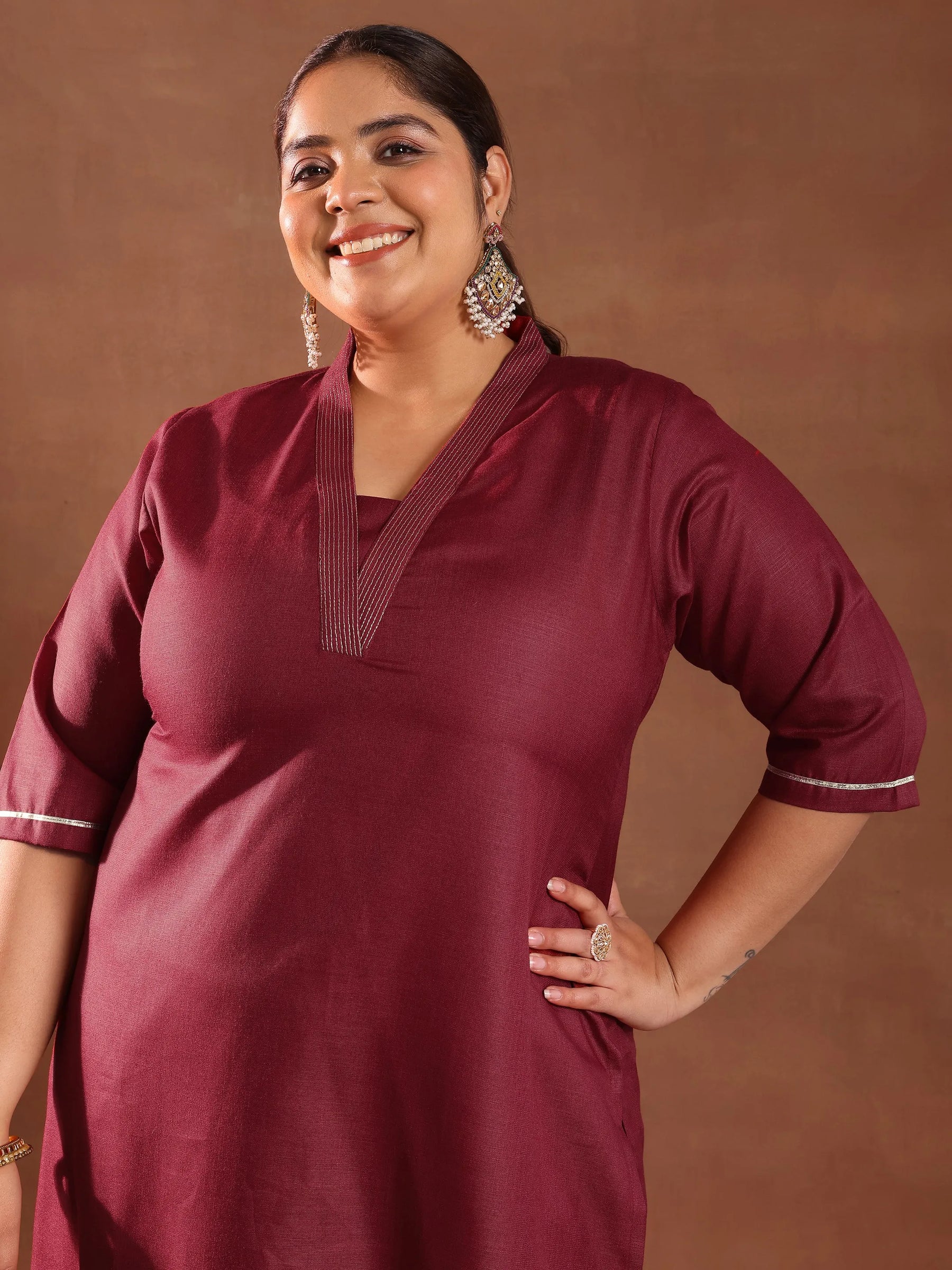 Crimson Grace Cotton Suit Set