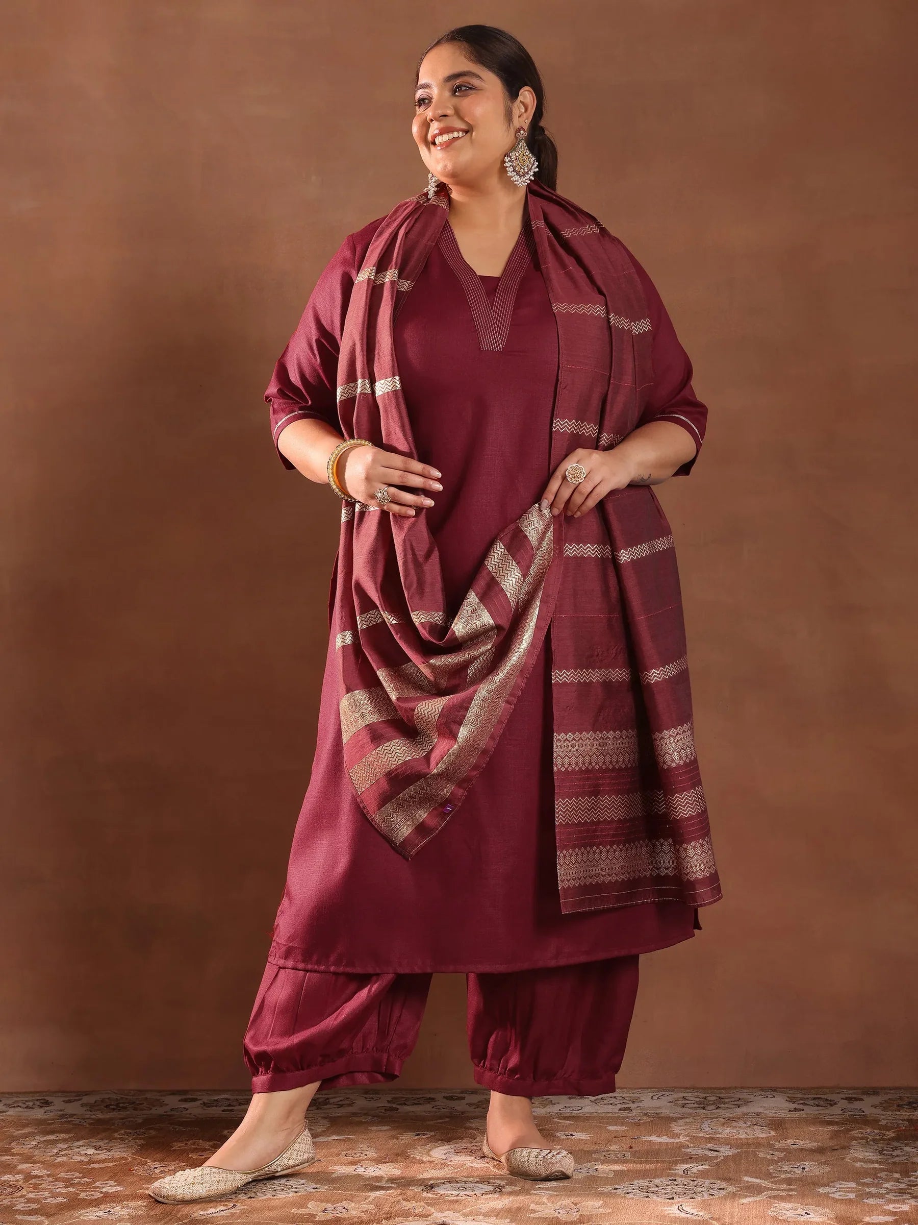 Crimson Grace Cotton Suit Set