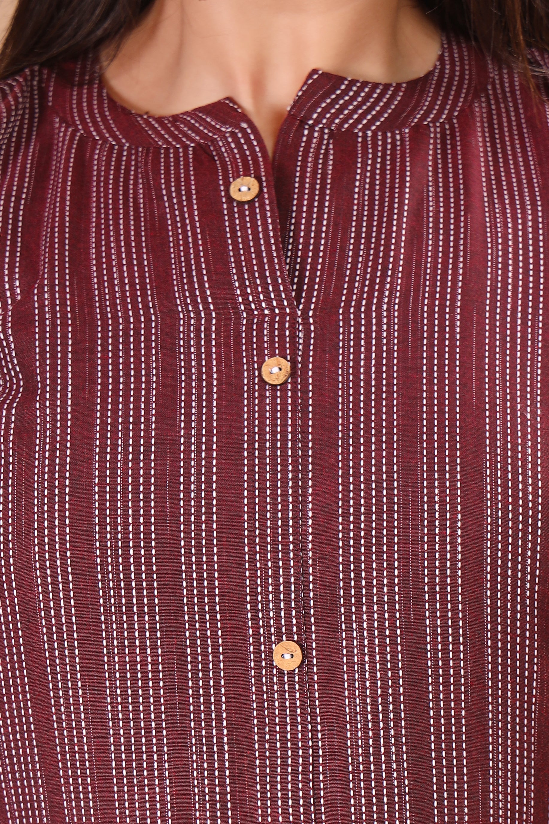 Kavira Cotton Embroidered Katha Set