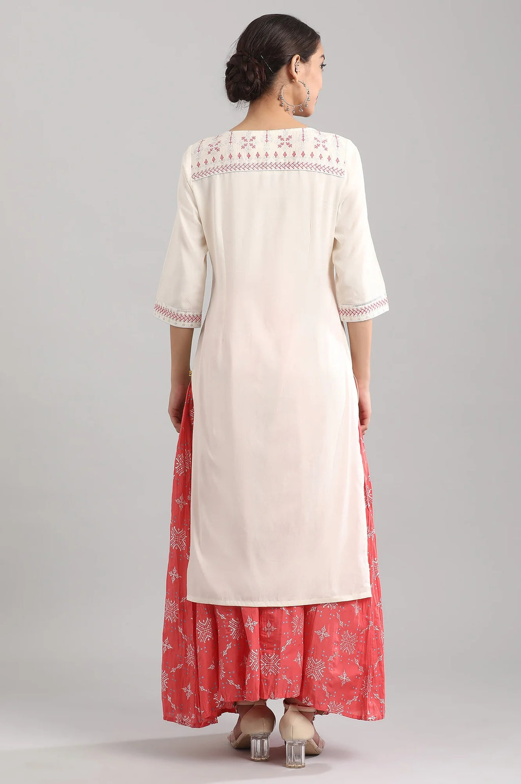 Ira Geometric Print Straight Kurta