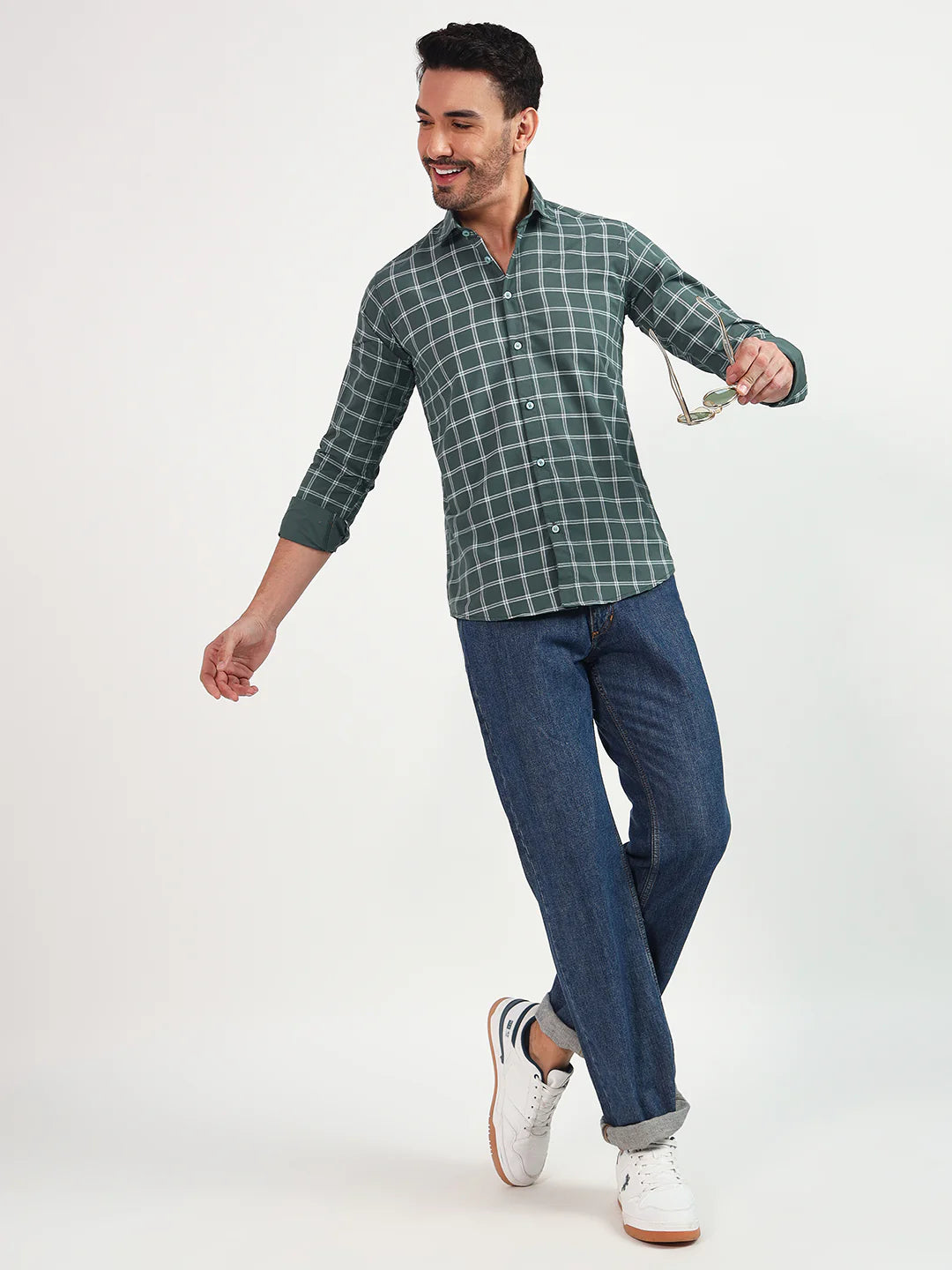 Midnight Grid Check Shirt