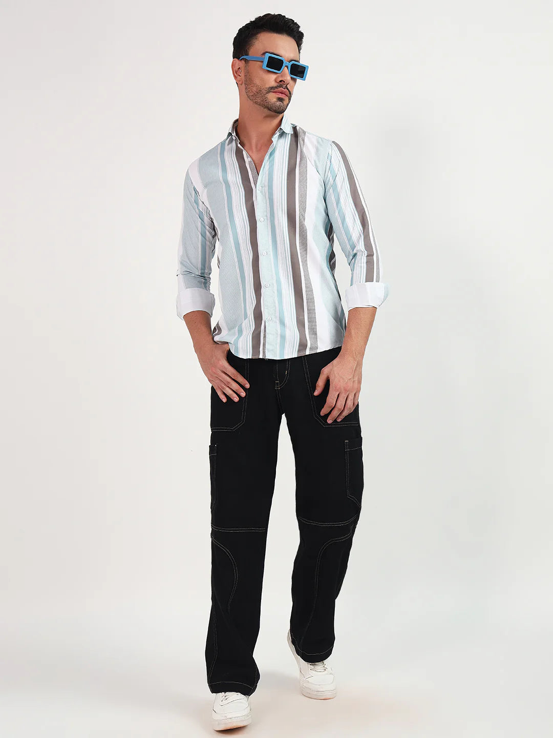 Urban Stripe Casual Shirt