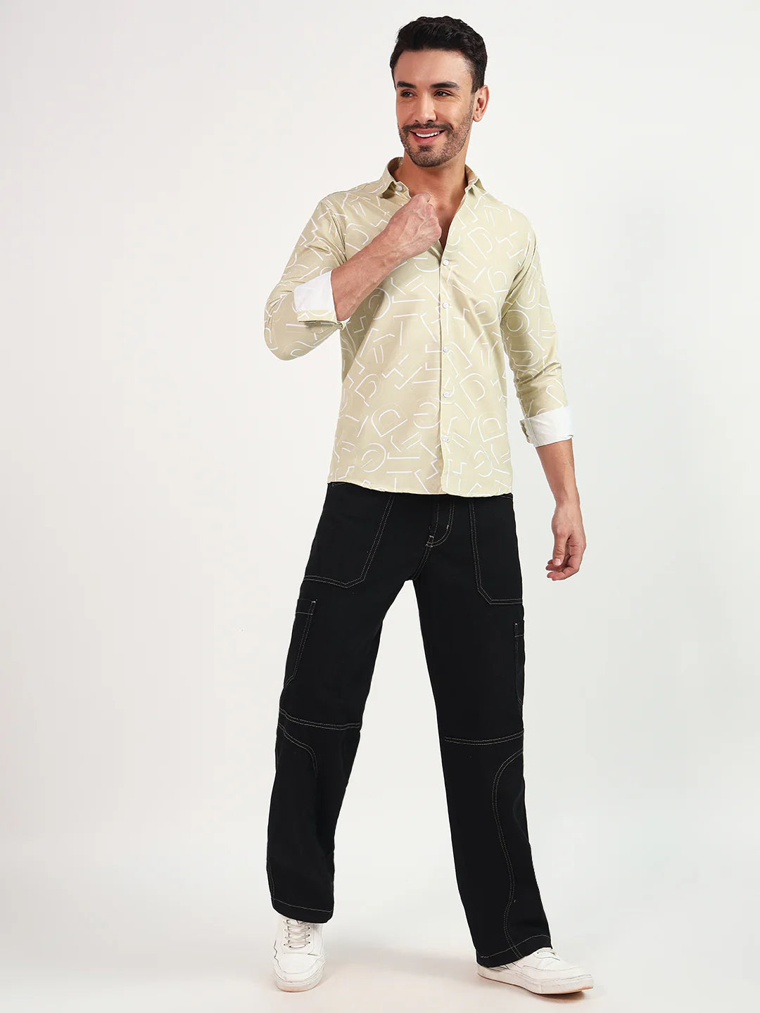 Sandscript Printed Shirt