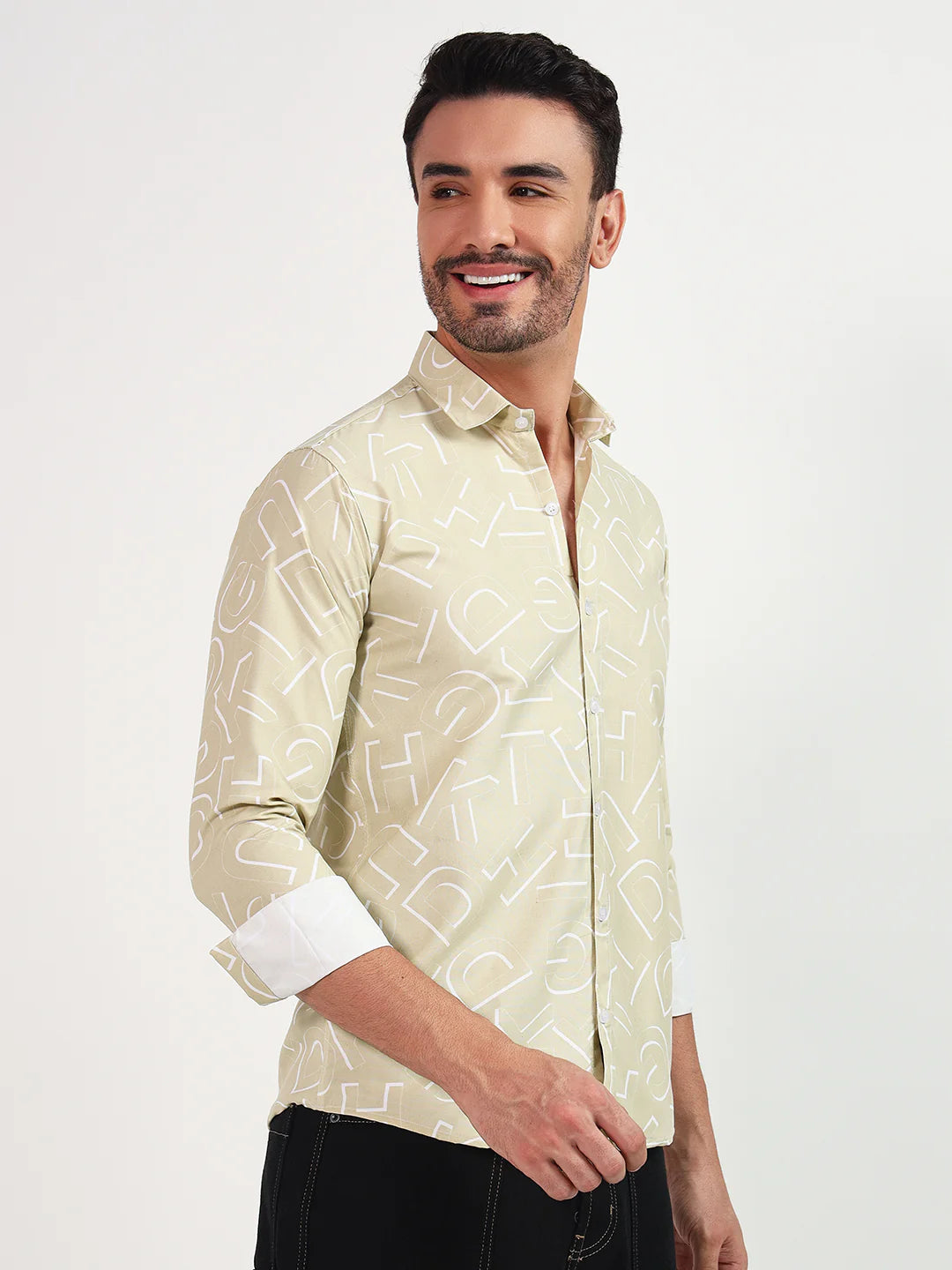 Sandscript Printed Shirt