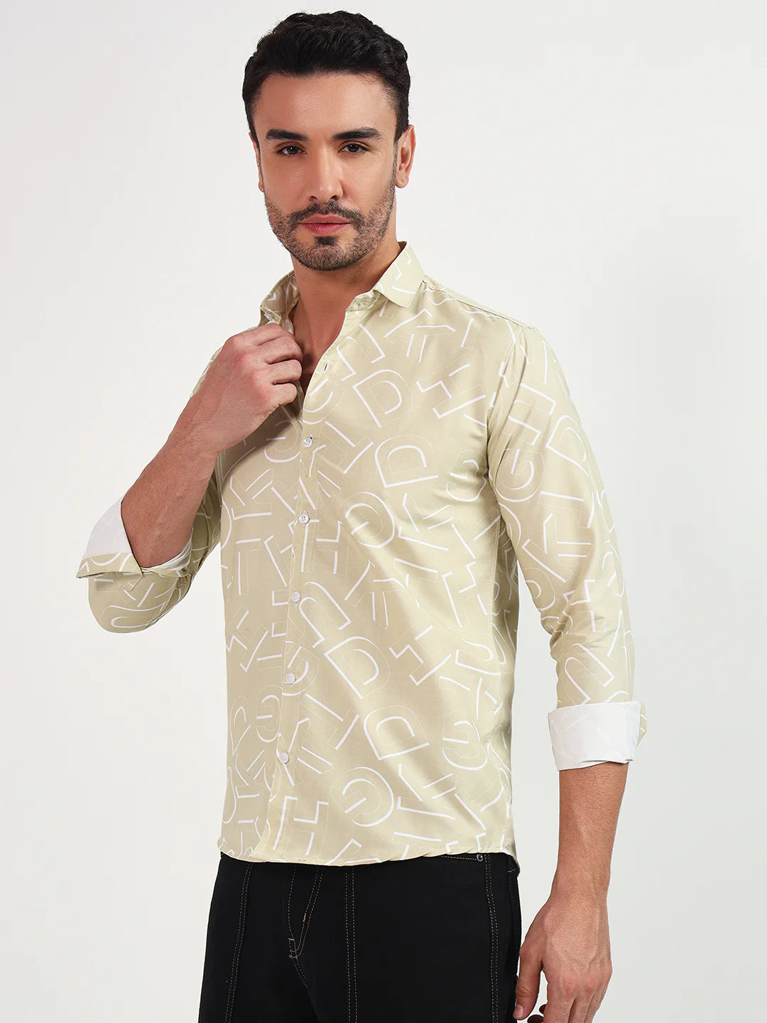 Sandscript Printed Shirt