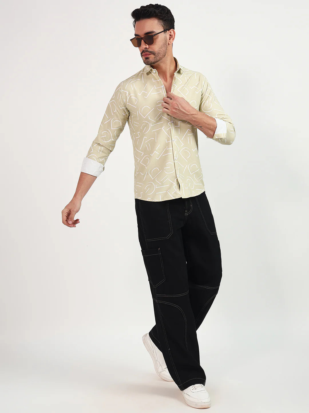 Sandscript Printed Shirt