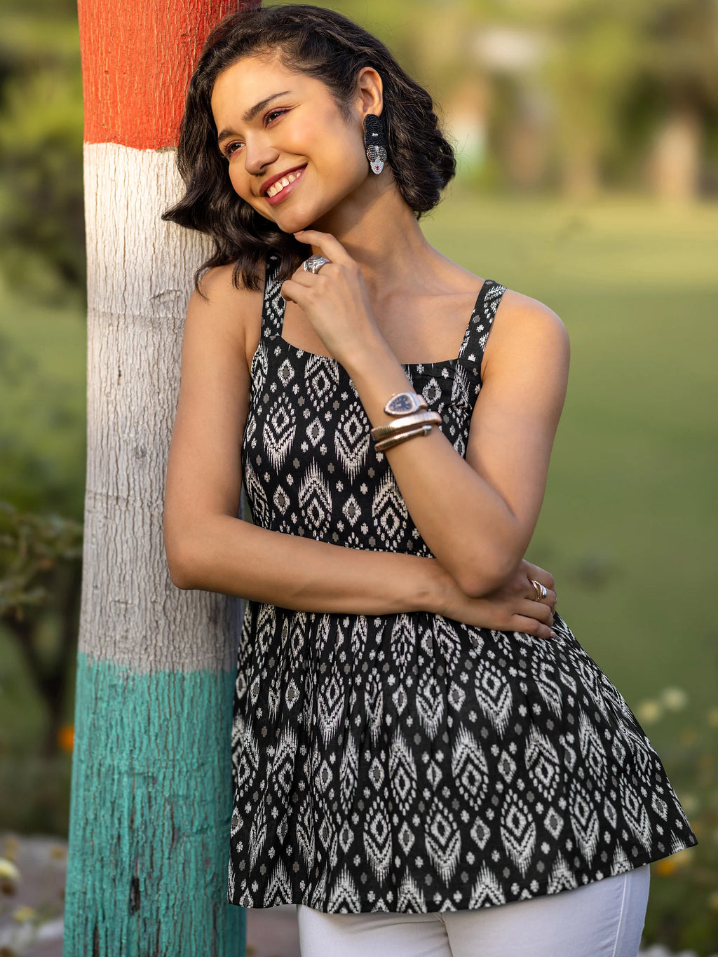 Kaia Ethnic Motif Anarkali Kurti