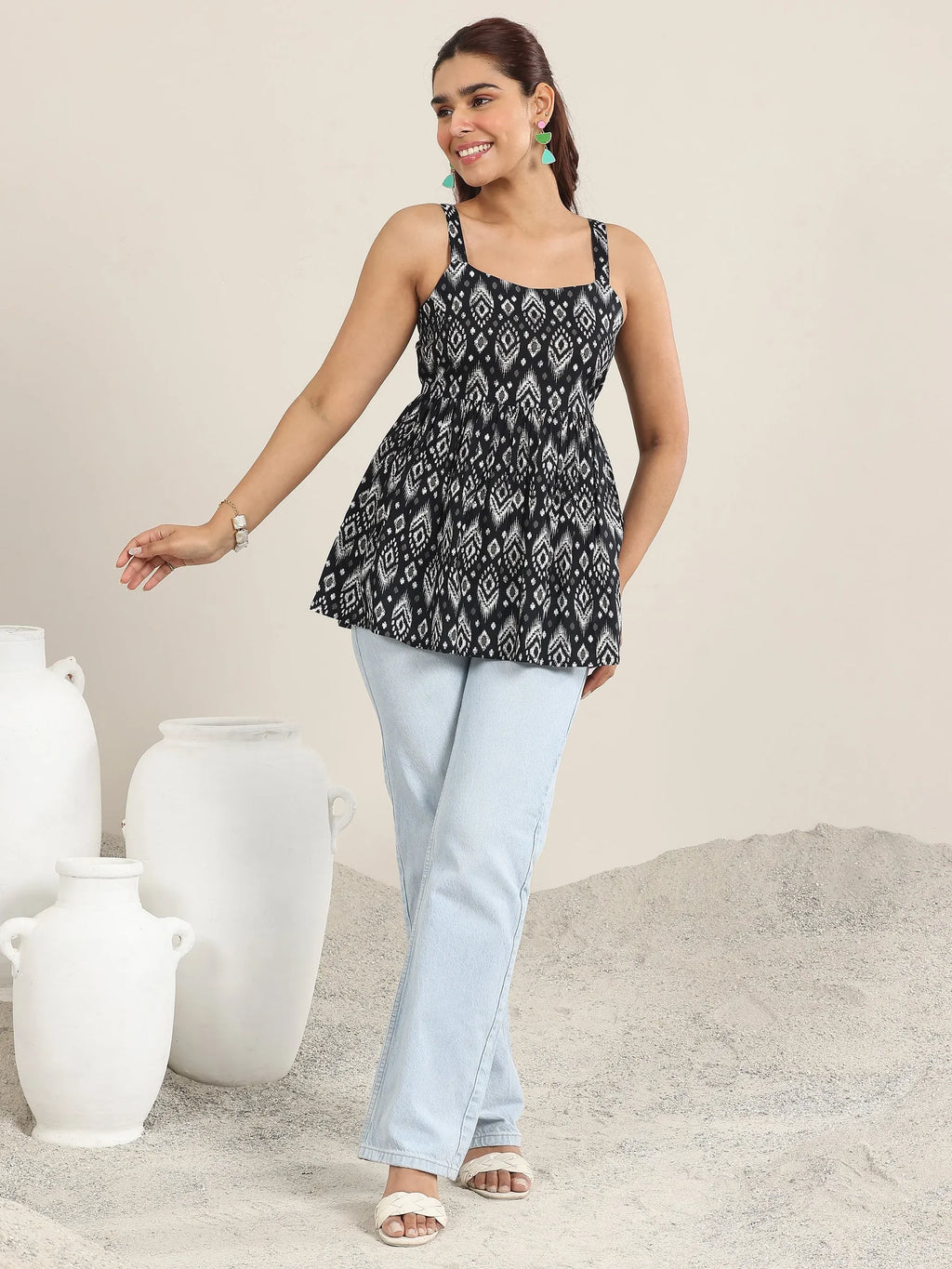 Kaia Ethnic Motif Anarkali Kurti