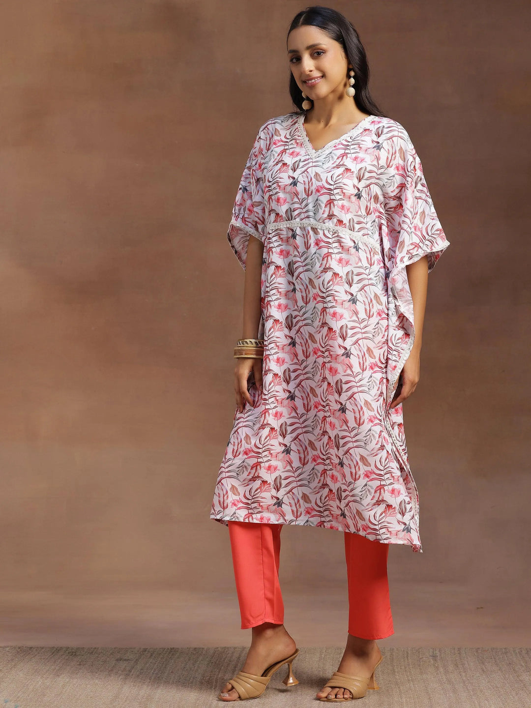 Inaaya Cream Silk Blend Co-ord Set