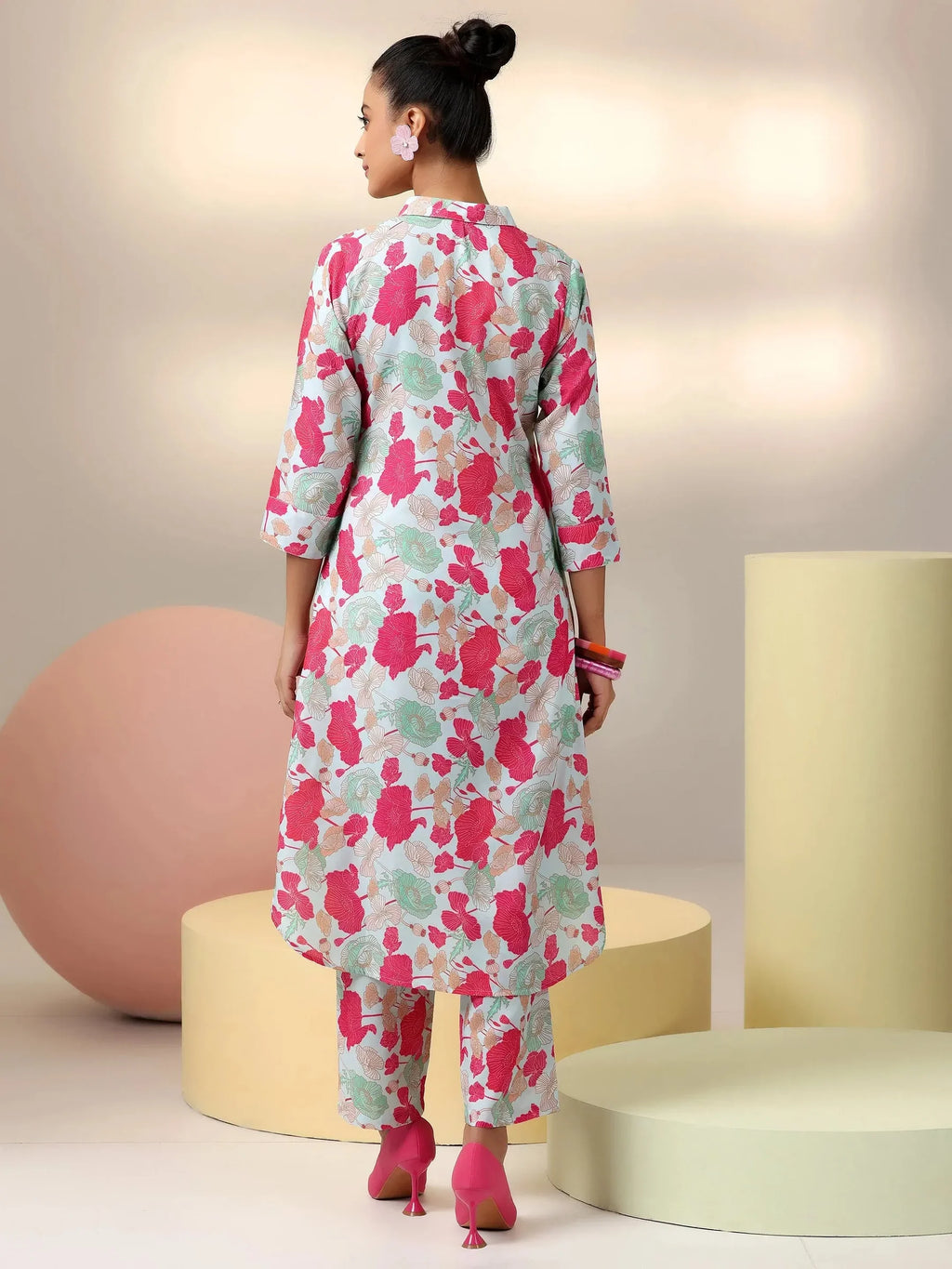Neira Sea Green Co-ord Set with Dupatta