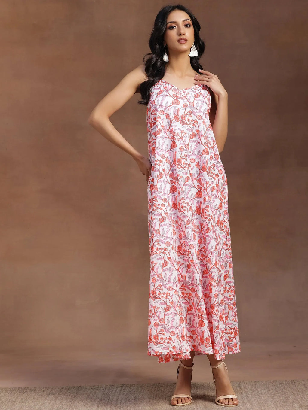 Ivory Bloom Cotton Dresss
