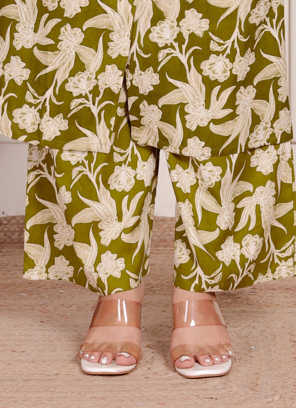 Cotton Green Floral Coord Set 🌿✨