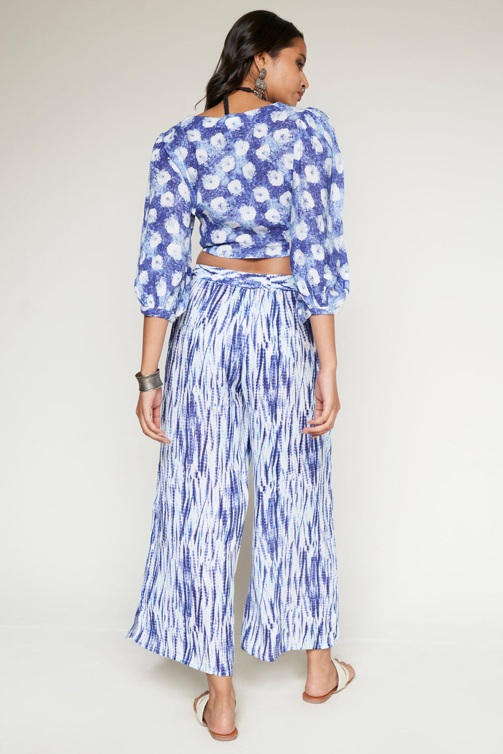 Saanvi Indigo Tie-Dye Co-Ord Set