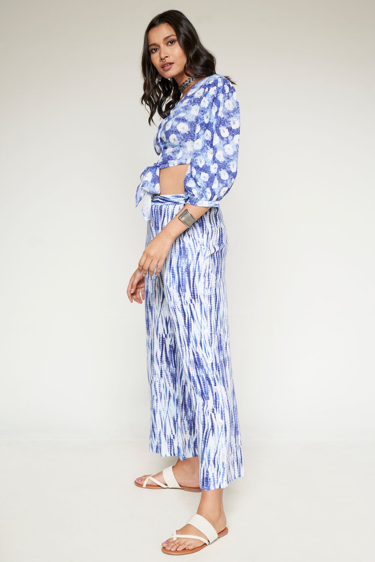 Saanvi Indigo Tie-Dye Co-Ord Set