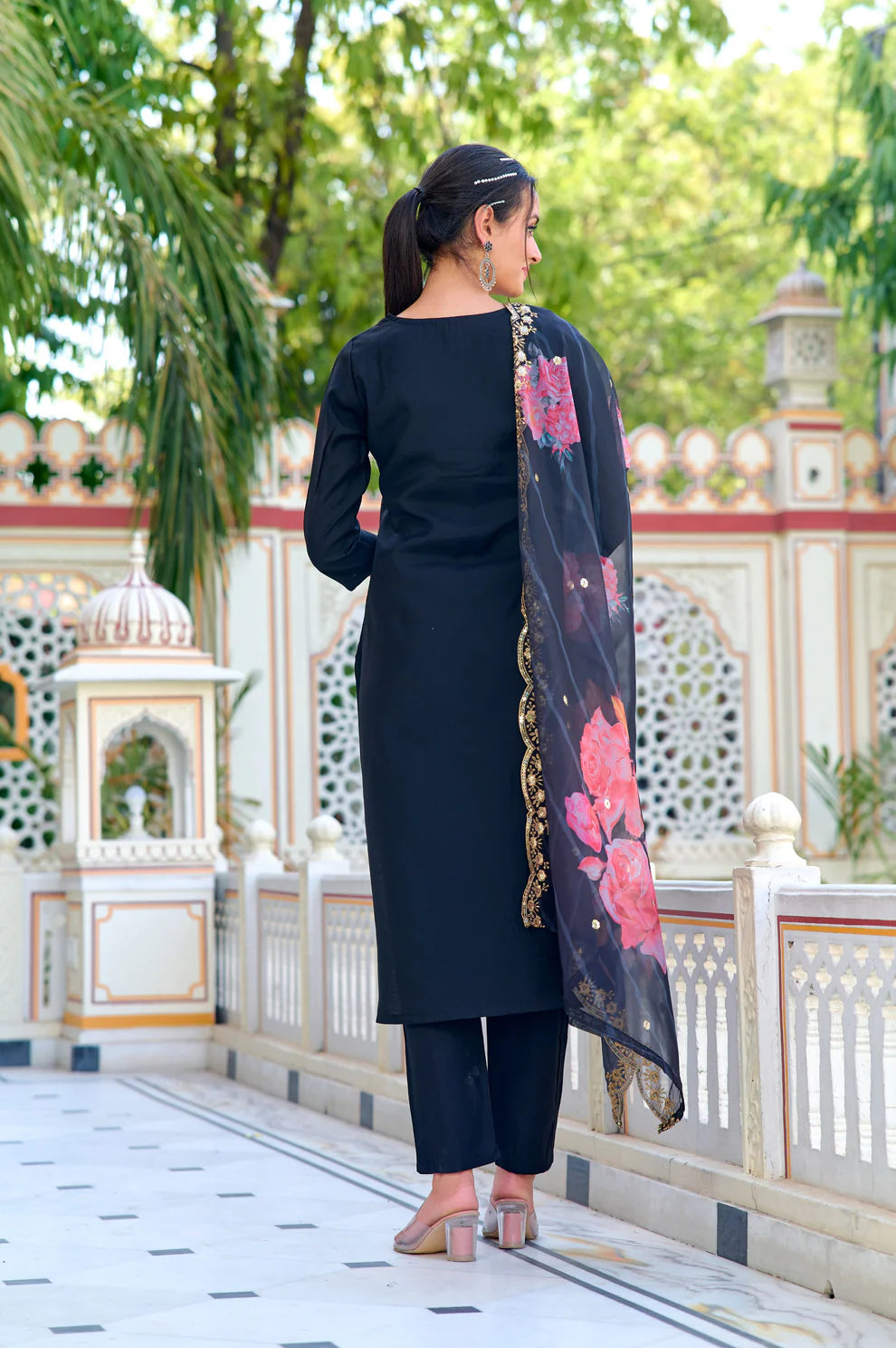 Noor Chanderi Silk Suit Set
