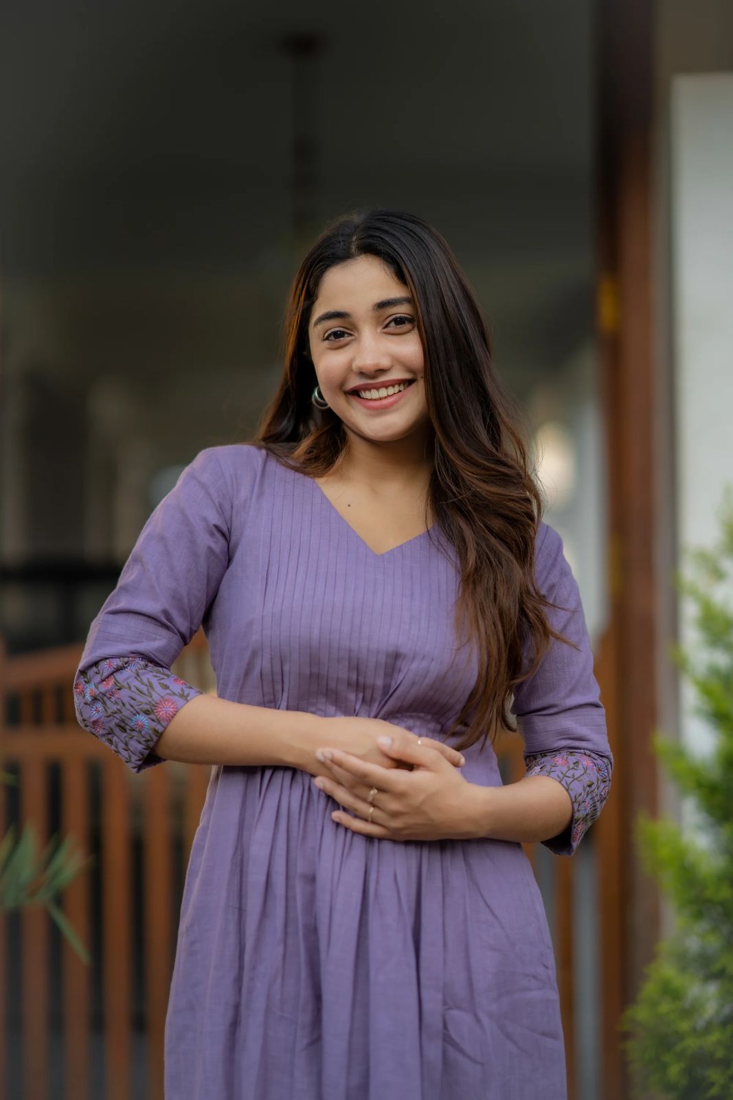 Nayra Embroidered Cotton Cambric Cord Set