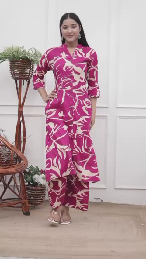 Cotton Pink Co-ord Set 🌸✨